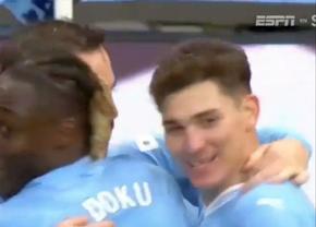 Fotbalistul lui Manchester City și-a spart un dinte în meciul cu Bournemouth » A fost atenționat de un coleg că îi „lipsește” și la final a glumit: „Doar am sângerat puțin”