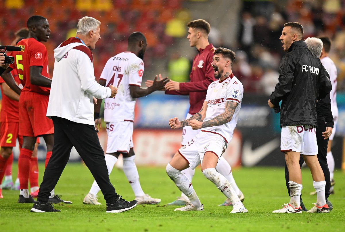 Le-au întors spatele! » Scenele surprinse pe Arena Națională, imediat după înfrângerea FCSB-ului cu Rapid