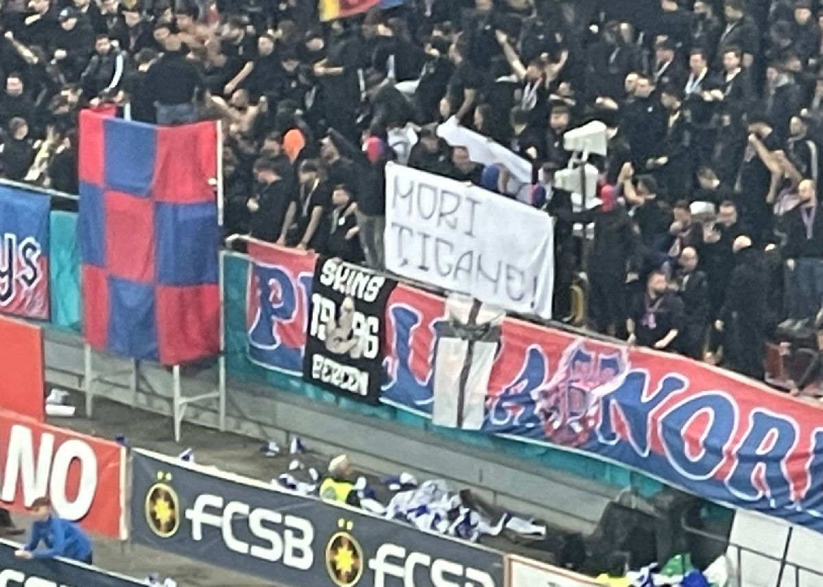 Scenografia ultrașilor FCSB la derby-ul cu Rapid: „When matchday comes”