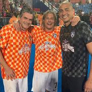Alejandro Mancuso, la un meci demonstrativ, alături de Claudio Caniggia și David Trezeguet
