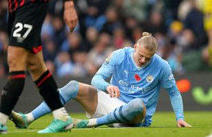 Pep Guardiola a dezvăluit de ce l-a schimbat la pauză pe Erling Haaland în partida cu Bournemouth: „Nu am vrut să riscăm o accidentare gravă”