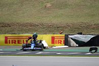 Scandal în Brazilia! Ocon și Alonso, accident grav în calificări: „Un idiot!”
