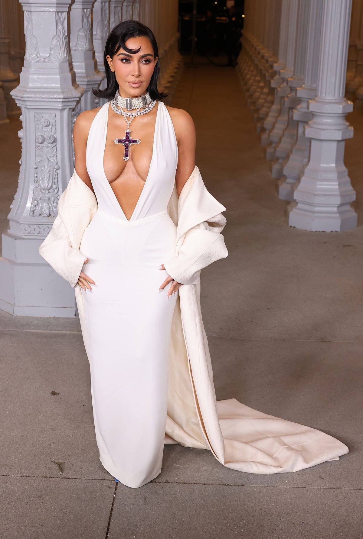 De pe stadion, în cea mai controversată ținută » Internetul a luat-o la rost pe Kim Kardashian: „Ceva vulgar!”