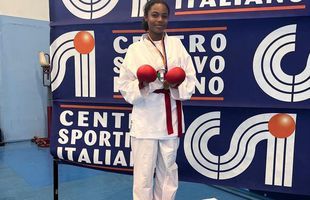 Campioana lui tata! Fiica lui Mario Balotelli și a modelului Raffaella Fico a luat aurul național la karate