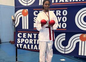 Campioana lui tata! Fiica lui Mario Balotelli și a modelului Raffaella Fico a luat aurul național la karate