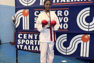 Campioana lui tata! Fiica lui Mario Balotelli și a modelului Raffaella Fico a luat aurul național la karate