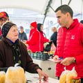 Ovidiu Hațegan, în campanie electorală în Arad. FOTO: Facebook