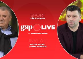 Victor Becali și Raul Rusescu sunt invitații zilei la GSP Live