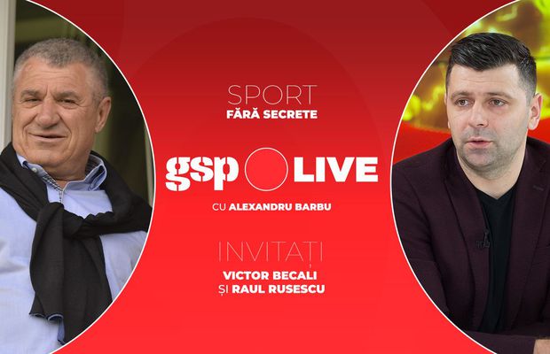 Victor Becali și Raul Rusescu au fost invitații zilei la GSP Live