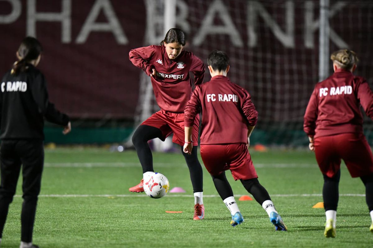 Taifunul Sonia » Are doar 12 ani, dar joacă la U19! Jucătoarea-fenomen pe care o are Rapid în curte: „Stâng, drept, are TOTUL!”