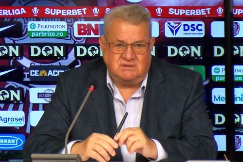Iuliu Mureșan, președintele de la CFR Cluj, la conferința de presă