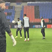Imagini de la antrenamentul oficial susținut de FCSB la Basel / FOTO: GSP
