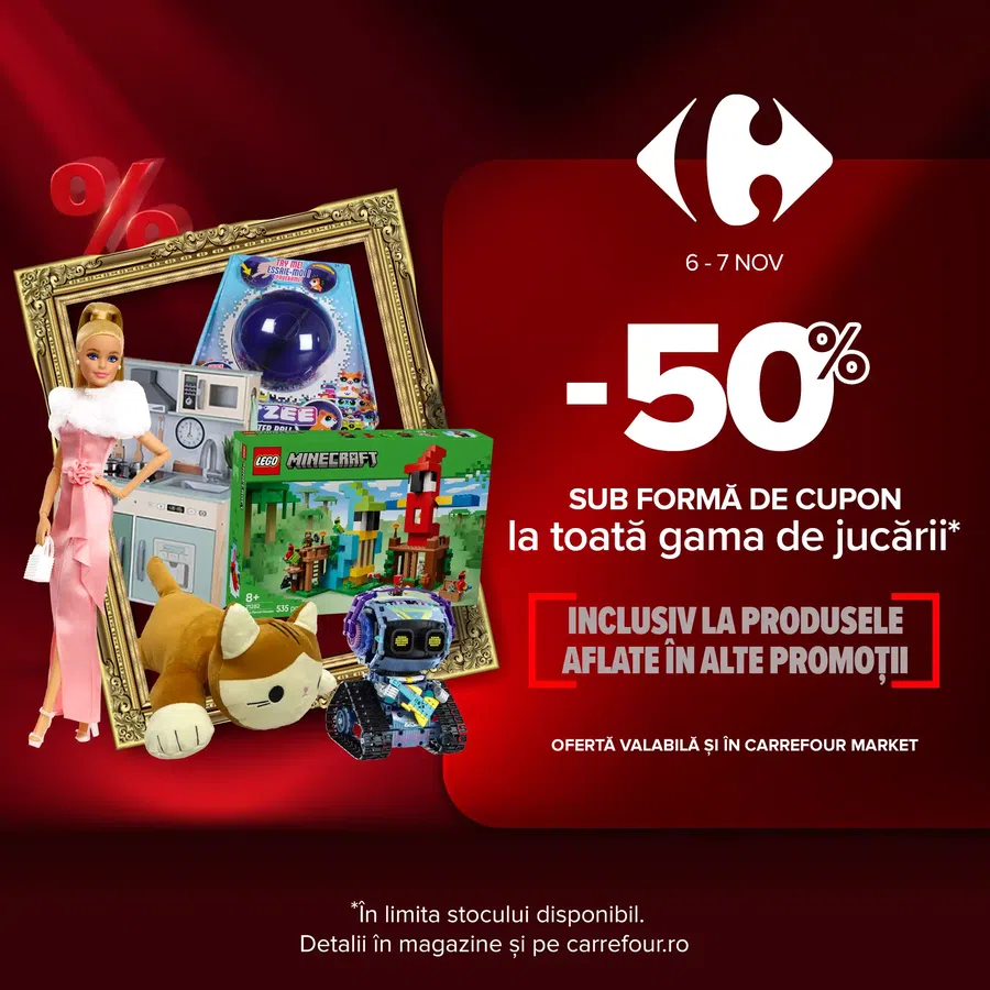 Promoțiile și reducerile fac echipă la Carrefour: mii de produse la cele mai avantajoase prețuri