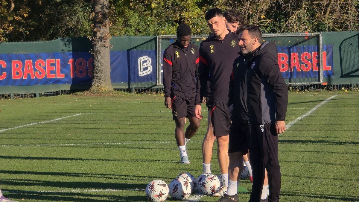 Antrenament oficial FC Basel, înaintea ciocnirii cu FCSB