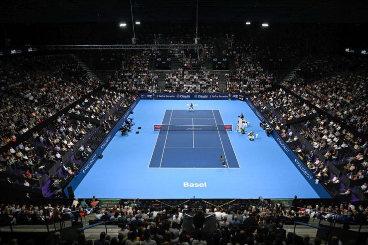 Turneul de tenis de la Basel umple anual tribunele St. Jakobshalle / FOTO: Guliver/Getty Images