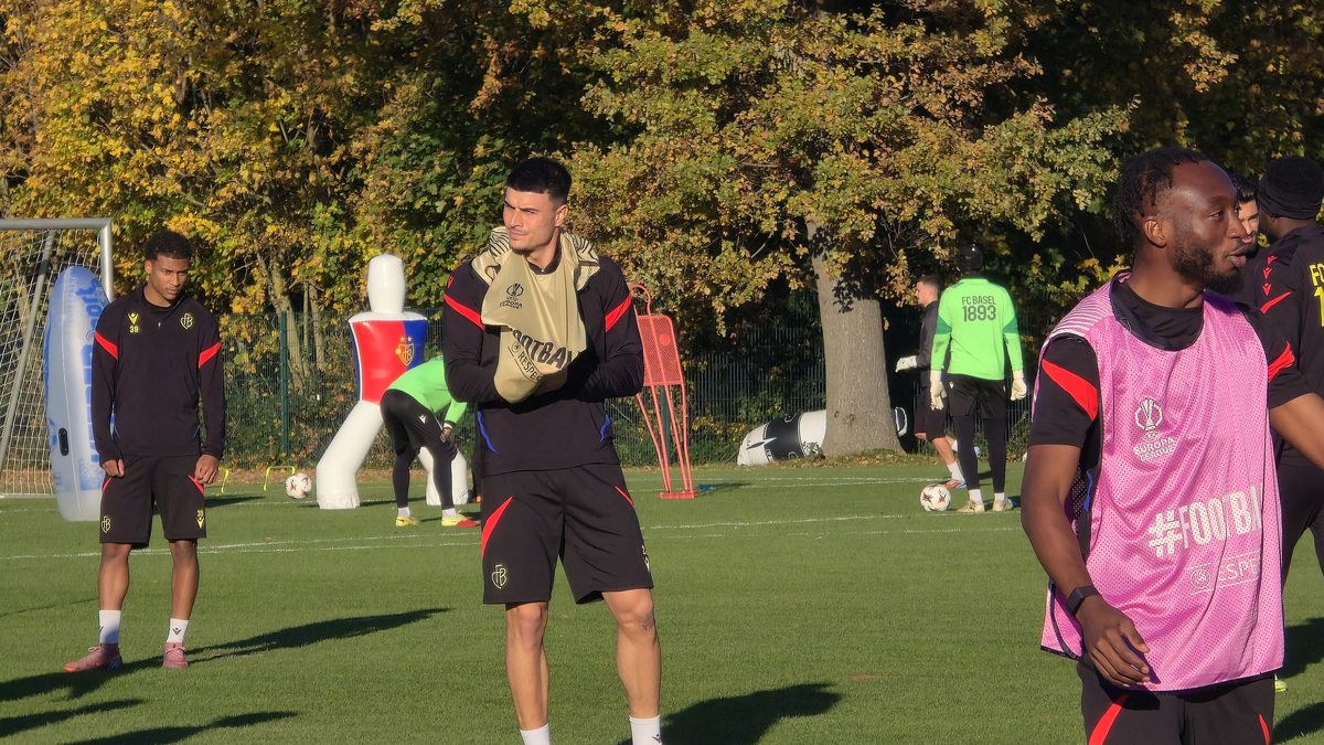 Antrenament oficial FC Basel, înaintea ciocnirii cu FCSB