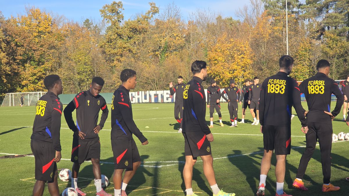 Antrenament oficial FC Basel, înaintea ciocnirii cu FCSB