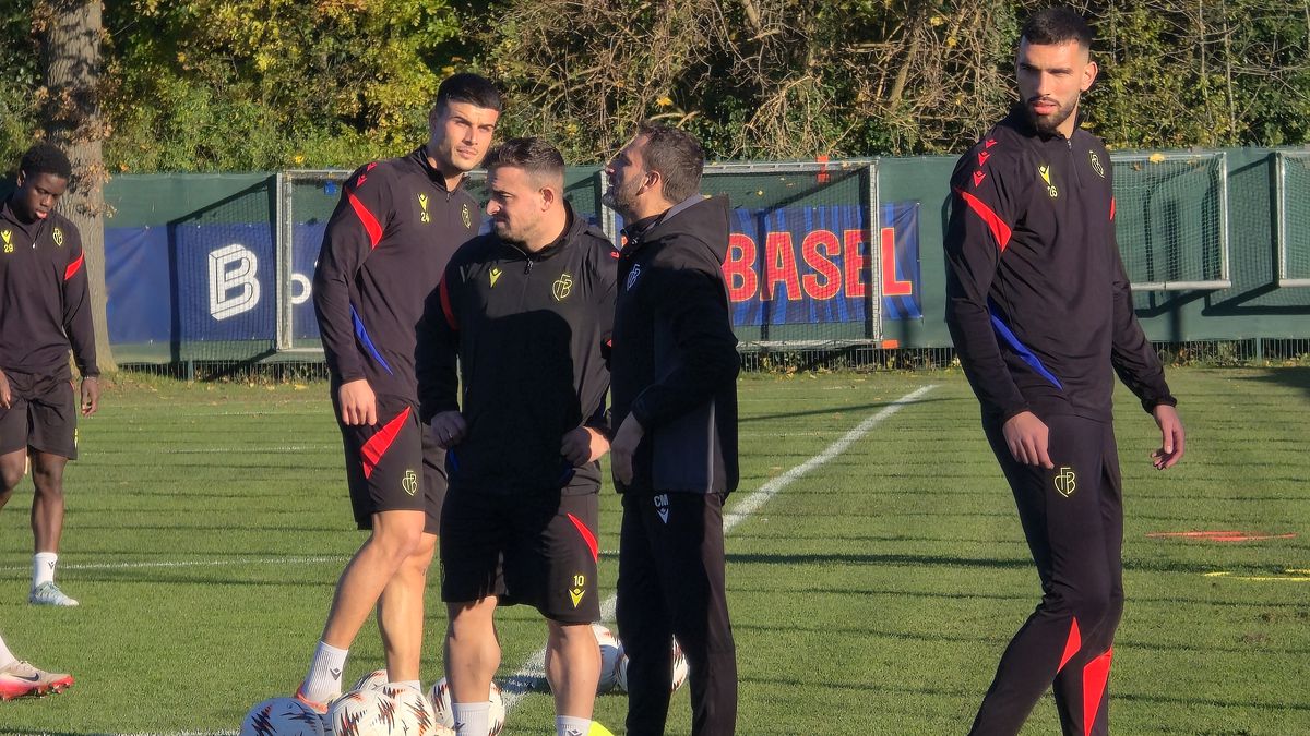 Antrenament oficial FC Basel, înaintea ciocnirii cu FCSB