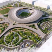 Noul stadion „Imarat” din Agdam. Foto: Axar.az