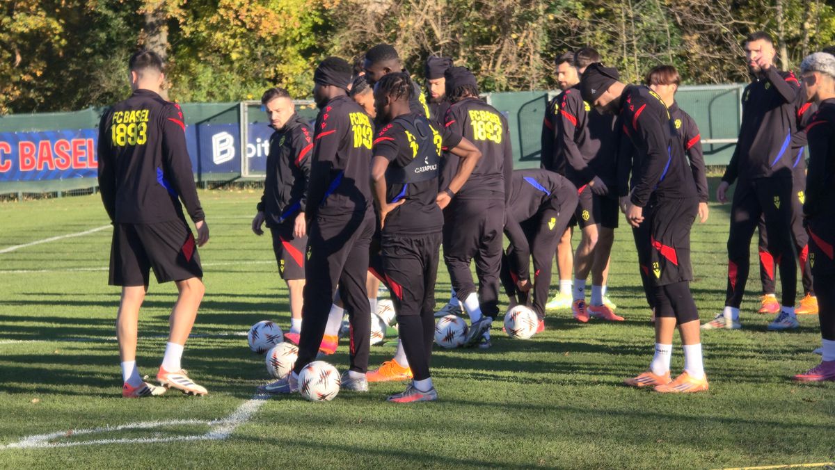 Antrenament oficial FC Basel, înaintea ciocnirii cu FCSB