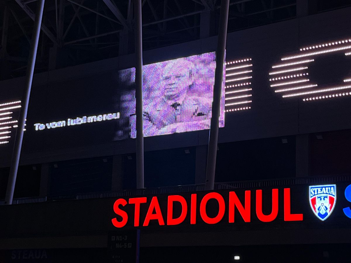 Omagii Emeric Ienei la Stadionul Steaua
