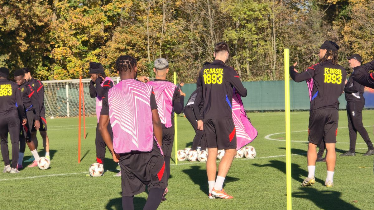 Antrenament oficial FC Basel, înaintea ciocnirii cu FCSB