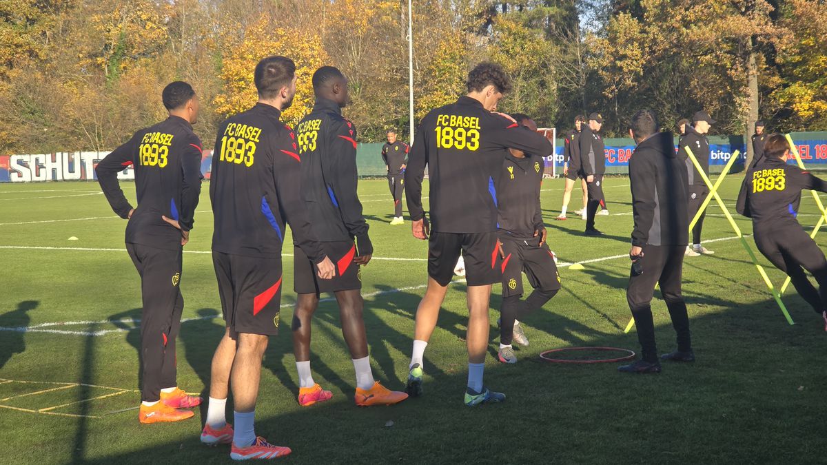 Antrenament oficial FC Basel, înaintea ciocnirii cu FCSB