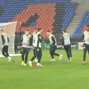 Imagini de la antrenamentul oficial susținut de FCSB la Basel / FOTO: GSP