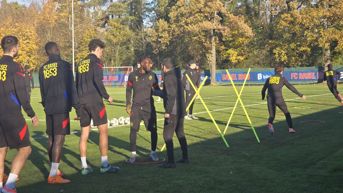 Antrenament oficial FC Basel, înaintea ciocnirii cu FCSB