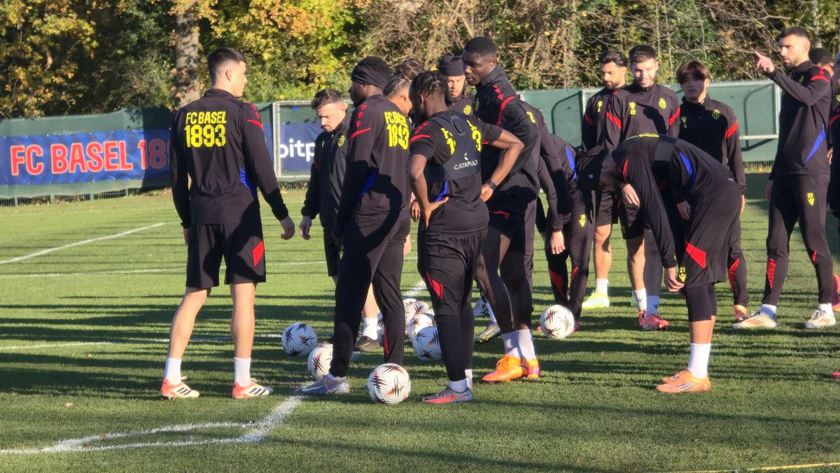 Antrenament oficial FC Basel, înaintea ciocnirii cu FCSB