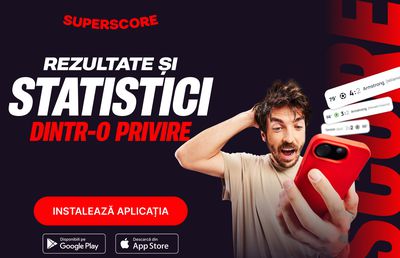Aplicația Superscore a ajuns în România: ai rezultate și statistici live dintr-o singură privire!