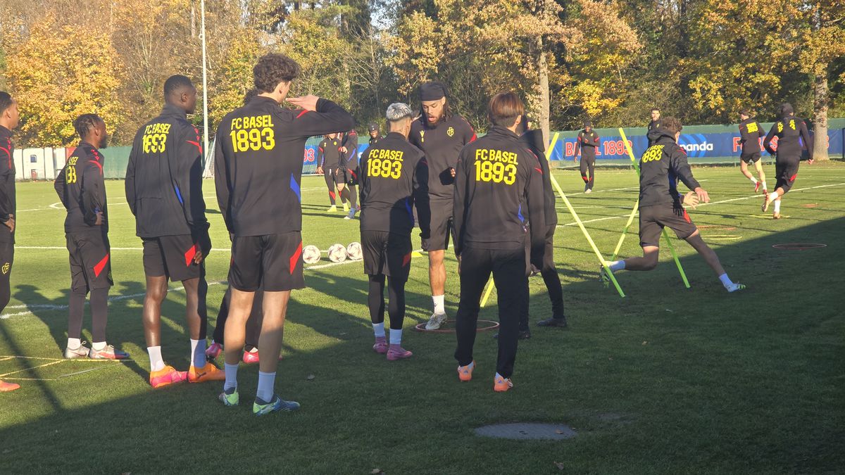 Antrenament oficial FC Basel, înaintea ciocnirii cu FCSB
