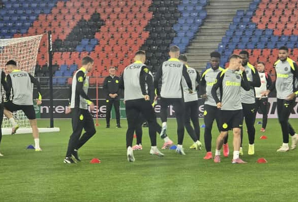 FCSB a luat pulsul St. Jakob-Park, cu 24 ore înaintea partidei cu Basel » Imagini de la antrenamentul oficial