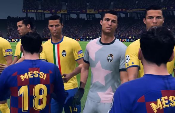 FIFA20 // REVOLUȚIONAR! Lionel Messi și Cristiano Ronaldo, clonați pentru un experiment nemaivăzut în FIFA20