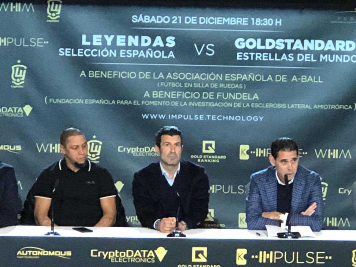 FOTO Meci de gală pe „Wanda Metropolitano”, organizat de agentul român Toni Curea » Olăroiu îi antrenează pe Ronaldinho, Roberto Carlos, Figo, Mutu și Rădoi!