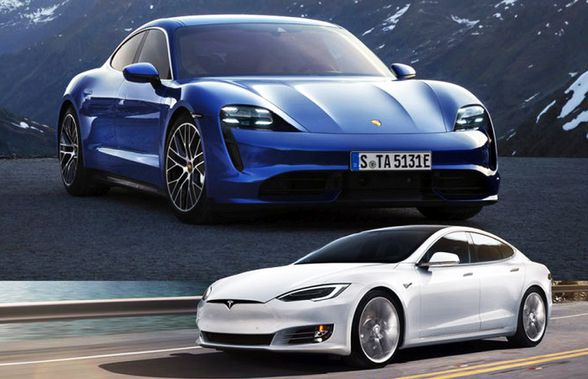 VIDEO Mașina de senzație cu care Porsche vrea să fure clienții Tesla » Care e prețul de pornire și cum va arăta