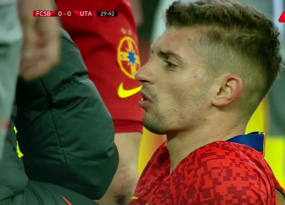 FOTO Florin Tănase, accidentare înaintea derby-urilor cu CFR Cluj și CS Universitatea Craiova