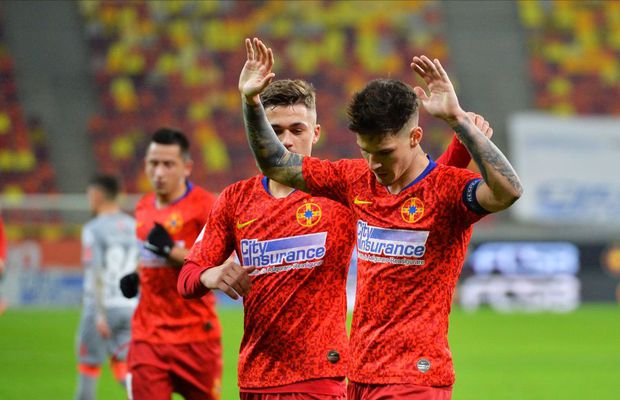 FCSB - UTA 3-0. VIDEO+FOTO » FCSB continuă marșul în Liga 1! Man, Coman și Olaru aduc a 7-a victorie consecutivă. Clasamentul ACUM