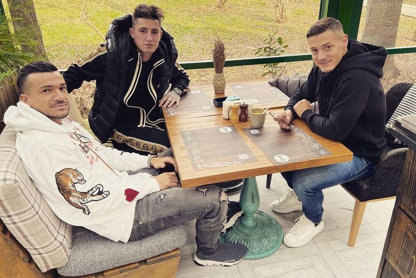 Steliano Filip, Cosmin Matei și Gabriel Torje // foto: Instagram @ Steliano Filip