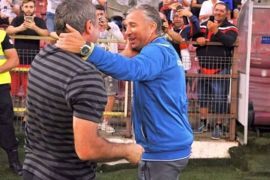 Gică Hagi și Dan Petrescu