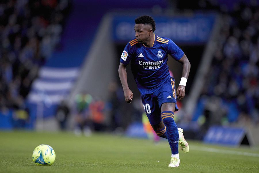 Vinicius s-a făcut remarcat cu Ancelotti pe bancă (foto: Imago) Vinicius și încrederea lui Ancelotti