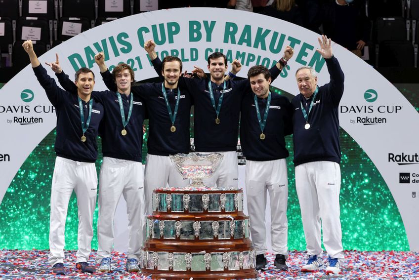 Rusia a câștigat finala Cupei Davis 2021 // foto: Guliver/gettyimages