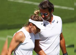 Răbufnirea în șase cuvinte a lui Mouratoglou după ce un fan al Simonei Halep l-a luat la rost