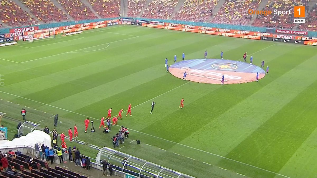 Start întârziat în FCSB - CS Mioveni! De ce au protestat oaspeții » „O rușine!”