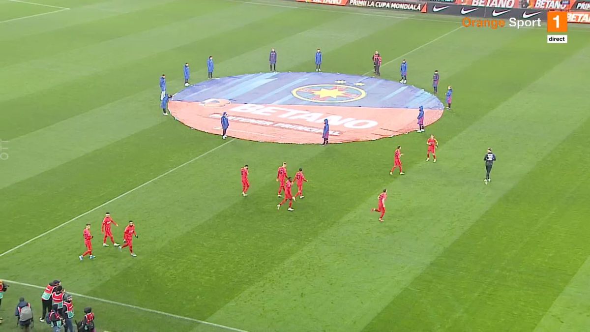 Start întârziat în FCSB - CS Mioveni! De ce au protestat oaspeții » „O rușine!”