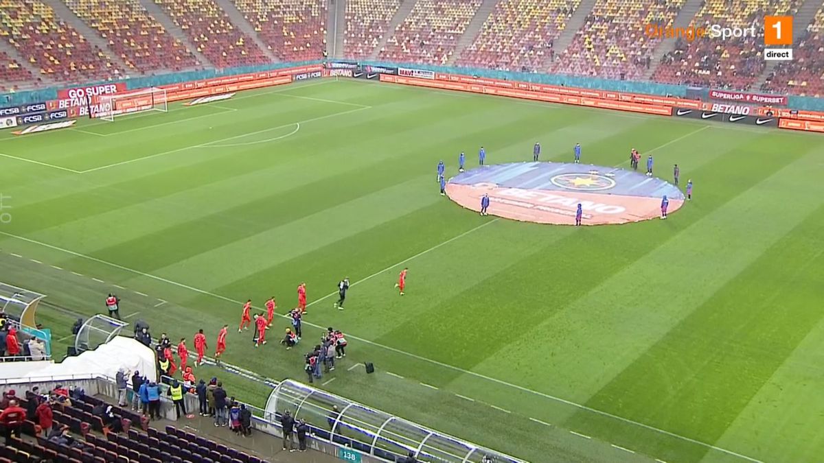 Start întârziat în FCSB - CS Mioveni! De ce au protestat oaspeții » „O rușine!”
