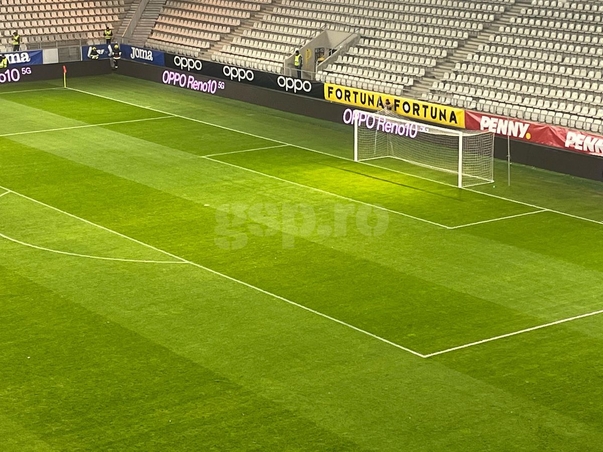 Vești bune pentru Dinamo » Cum arată gazonul pe „Arcul de Triumf” înainte de meciurile „câinilor”