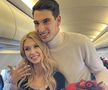 Victor Cornea a cerut-o în căsătorie pe Andreea Bălan în avion. Foto: Instagram