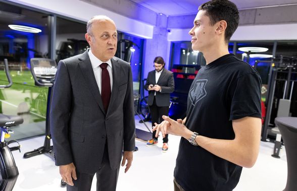 David Popovici și Dan Șucu, împreună la deschiderea noii clinici a lui Dragoș Luscan
