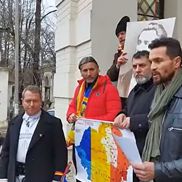 Eugen Sechila, la un eveniment la care au fost invitați să țină discursuri și ultrașii